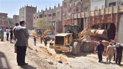 إزالة 5 مخالفات بناء بالقاهرة الجديدة