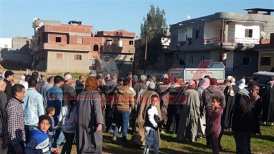 تشييع جثامين ضحايا مذبحة قرية علي خضر (صور)