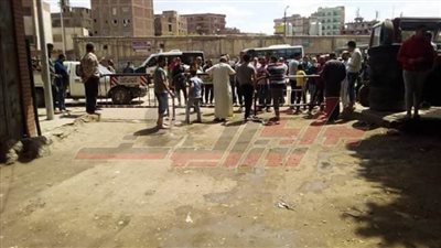 بالصور.. عزل شارع بالمرجوشي أصيبت داخله عائلة بـ