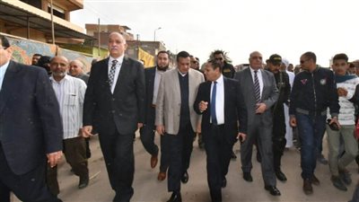 محافظ البحيرة يتفقد تشغيل كوبري بركة غطاس الجديد