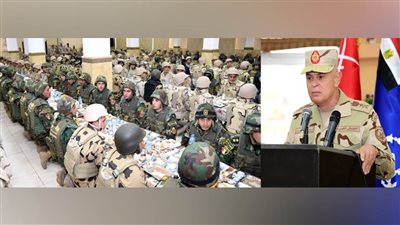 رئيس الأركان : القوات المسلحة ماضية في اقتلاع جذور الإرهاب بسيناء