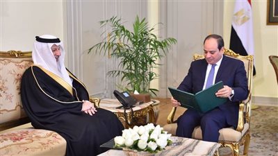 الرئيس السيسي يتسلم رسالة خطية من الملك سلمان    