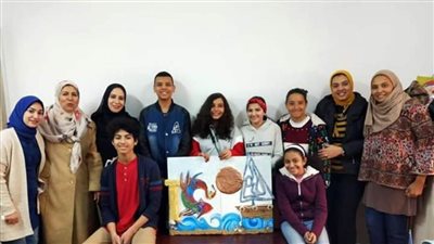 ورشة عمل لتصميم الجداريات بقصر ٢٦ يوليو بالإسكندرية