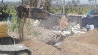 تنفيذ 17 قرار إزالة على المجاري المائية بالبحيرة