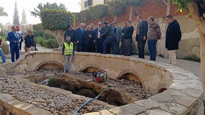 محافظة القاهرة تتابع تطوير مسار العائلة المقدسة