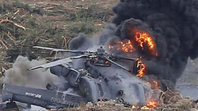 مصرع شخص وإصابة اثنين إثر تحطم مروحية في روسيا