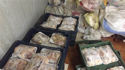 ضبط ١٢٠٠ كيلو لحوم وكبدة فاسدة بالدقهلية