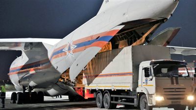 روسيا ترسل مساعدات إنسانية إلى الصين لمواجهة 