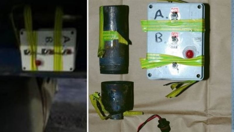 القنبلة وجهاز التفجير