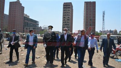 محافظ القليوبية يقود حملة إزالة مكبرة على المباني المخالفة ببنها