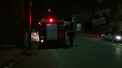 الحماية المدنية تنقذ 3 أسر في انهيار منزل بالمنوفية