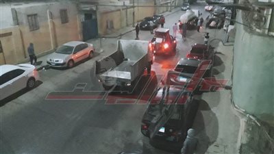سيارات الأحياء الثلاثة تجوب شوارع الإسماعيلية للتعقيم 