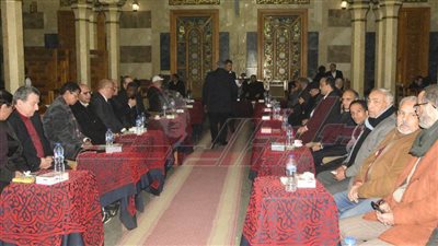 أبرزهم محمد صبحي ولبلبة.. نجوم الفن في عزاء لينين الراملي (صور)