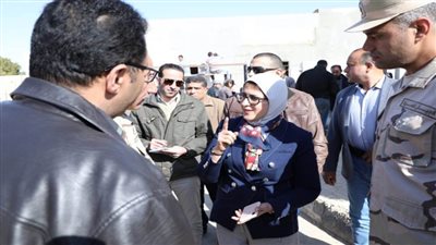 وزيرة الصحة تتفقد أعمال التطوير بمستشفى رأس سدر