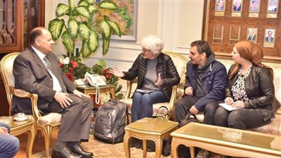 محافظ أسيوط يلتقي وفد المؤسسة الألمانية 