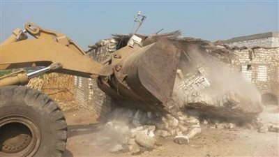 إزالة 1458 حالة تعد على أملاك الدولة بالمنيا  