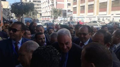  نقيب المحامين يفتتح مبنى النقابة بالمنيا 