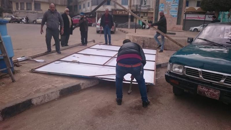 إزالة الإشغالات بحي