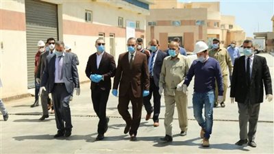 نورالدين يتفقد منطقة مطوبس الصناعية بكفرالشيخ 