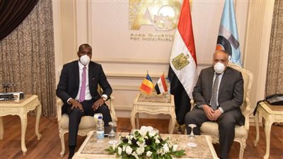 عاجل.. التراس يبحث مع مستشار رئيس تشاد التعاون فى الصناعات المختلفة