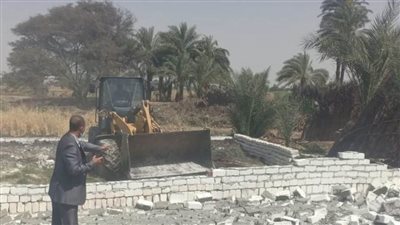  إزالة 20  تعديا بالفشن وأهناسيا وسمسطا وبني سويف