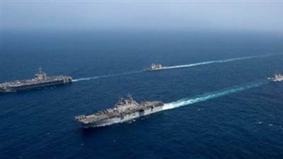 مقاتلة روسية تحلق بالقرب من طائرة دوريات أمريكية فى البحر المتوسط