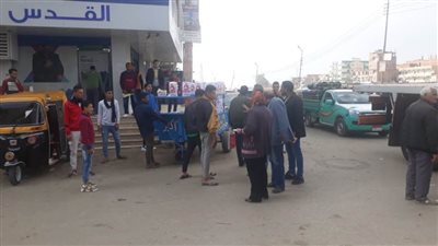 إزالة الإشغالات بالشوارع الرئيسية بالقصاصين