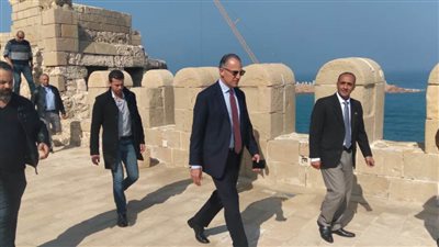 السفير الأمريكي يزور قلعة قايتباي