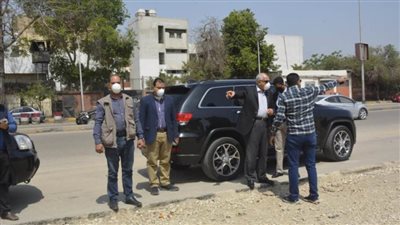 محافظ الجيزة يتابع ميدانيا غلق الحدائق والمحال