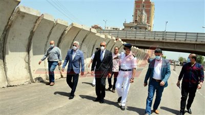  فتح طريق الرياح التوفيقي أمام مديرية أمن القليوبية 