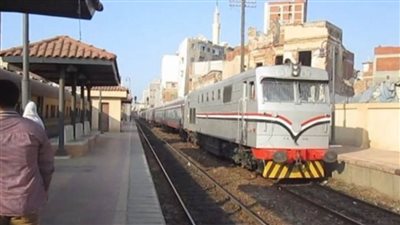 إصابة طالب انزلقت قدماه من قطار ببني سويف