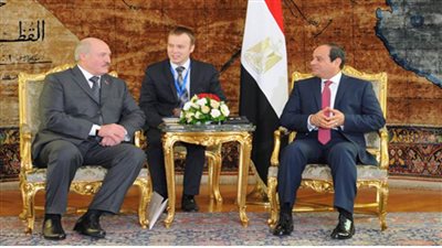 بدء المباحثات الثنائية بين الرئيس السيسي ورئيس بيلاروسيا بقصر الاتحادية
