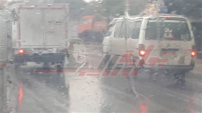 بالصور.. أمطار غزيرة وطقس سيئ بالقليوبية 