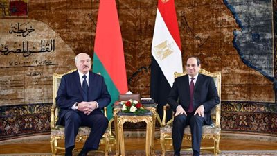 الرئيس السيسي يرحب بنظيره البيلاروسى عبر صفحته على 