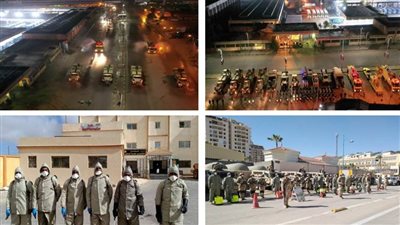عاجل.. القوات المسلحة تواصل أعمال التطهير والتعقيم الوقائي بمحافظتي الجيزة ومطروح
