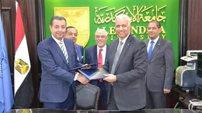 بروتوكول تعاون بين جامعة الإسكندرية والمركز التخصصي العالمي لعلاج الأورام