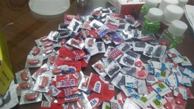 ضبط أدوية مخدرة ومنشطات داخل صيدلية بالمنصورة