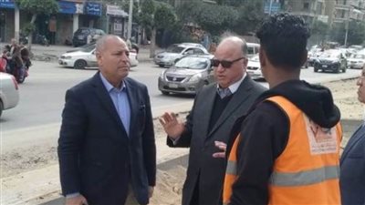 محافظ القاهرة يتفقد أعمال التطوير بجسر السويس