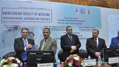 الطب البشري تنظم المؤتمر السنوي الأول بجامعة 