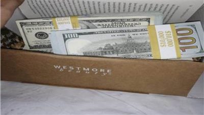 جمارك الطرود البريدية بالقاهرة تضبط محاولة تهريب نقد أجنبي