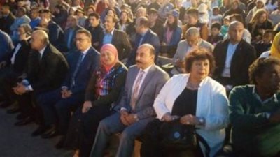 وزيرة الثقافة تشهد الاحتفال بليلة تعامد الشمس بمعبد أبوسمبل