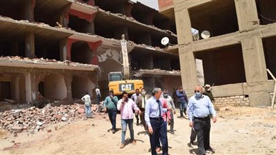 المنيا: إزالة 107 حالات تعد بالبناء على الأراضي الزراعية وأملاك الدولة