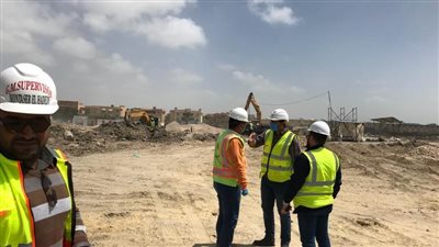  بالصور.. انتهاء أعمال الأساسات العميقة لـ15 برجاً سكنياً 