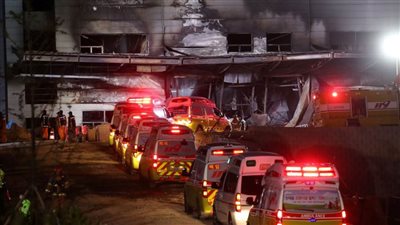 مقتل 38 شخصا في حريق بمستودع قيد الانشاء بكوريا الجنوبية