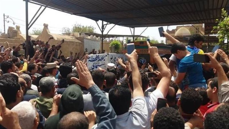 تشييع جثمان الشهيد