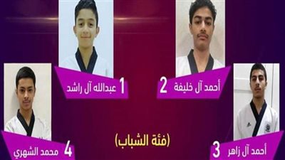 الاتحاد السعودي للتايكوندو يعلن أسماء الفائزين في بطولة البومزا أون لاين