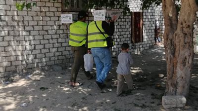 توزيع 4400 كرتونة مواد غذائية بمدن البحيرة