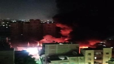 عاجل.. السيطرة على حريق هائل بشارع البحر الأعظم بالجيزة