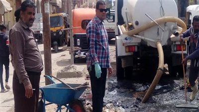 استمرار حملات النظافة بمركز القنطرة شرق في الإسماعيلية