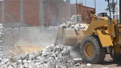  حملة إزالة التعديات بالقنطرة شرق تسترد 3110 أمتار